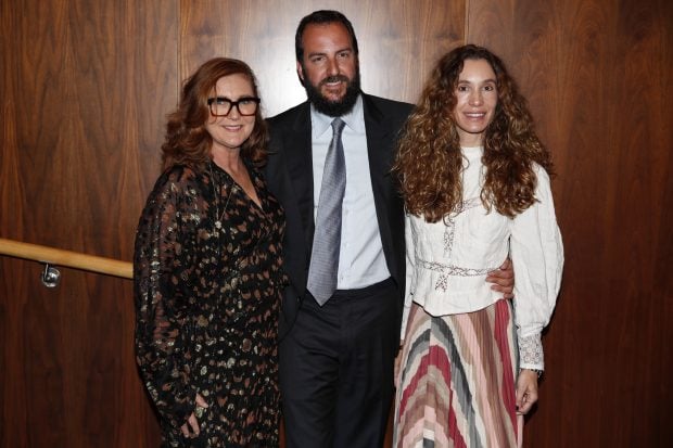 Francesca Thyssen , Borja Thyssen y Blanca Cuesta