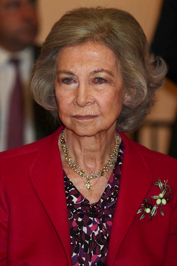 La Reina Sof&iacute;a presidiendo la reuni&oacute;n del patronato de la Escuela Superior de M&uacute;sica que lleva su nombre