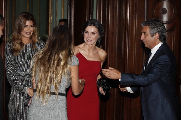 Doña Letizia y Ricardo Darín