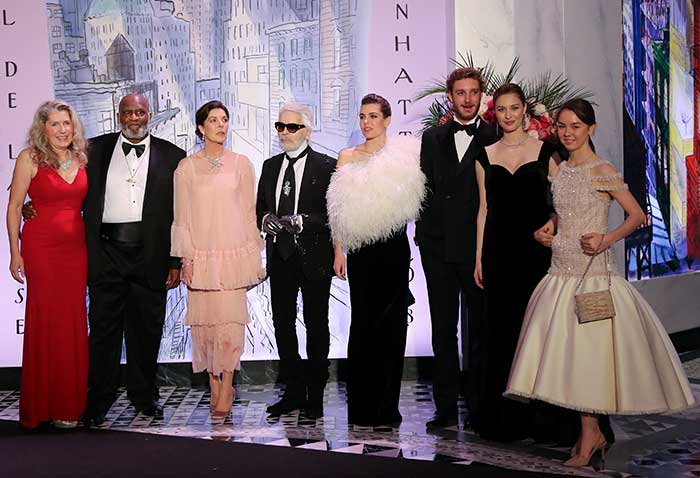 Karl Lagerfeld en el Baile de la Rosa