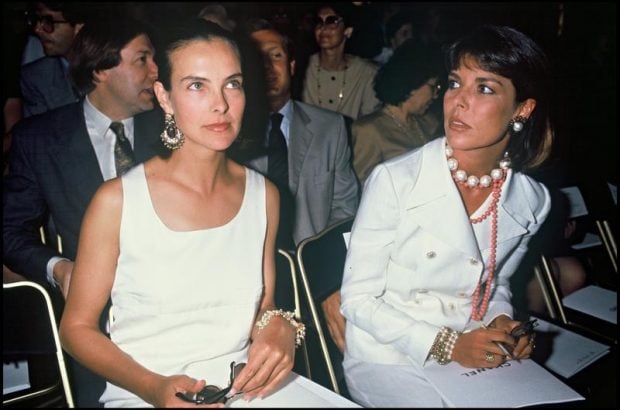 Carolina de Mónaco y Carole Bouquet
