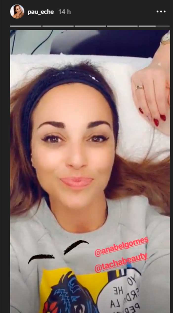 Paula Echevarr&iacute;a shading en Tacha beauty instagram