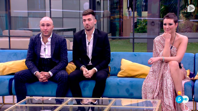 Kiko Rivera, Alejandro Albal&aacute; y Mar&iacute;a Jes&uacute;s Ruiz en la casa de 'GH D&uacute;o'