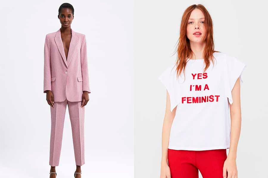 Conjunto 'low cost' de traje y camiseta elegido por Carmen Calvo 