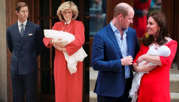 Diana de Gales, pr&iacute;ncipe Carlos, pr&iacute;ncipe Guillermo, Kate Middleton