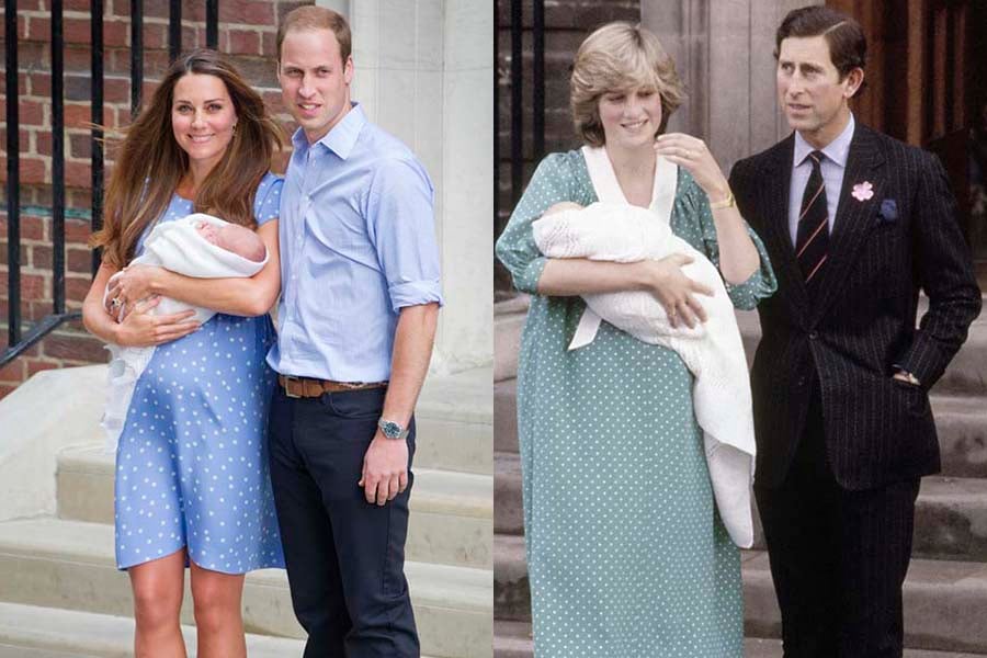 Kate Middleton y DIana de Gales en imágenes de archivo