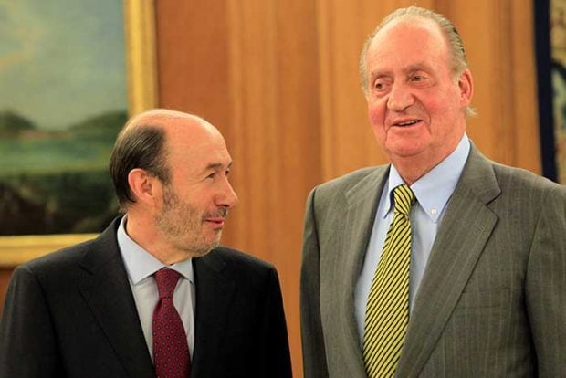 Alfredo P&eacute;rez Rubalcaba Rey Juan Carlos