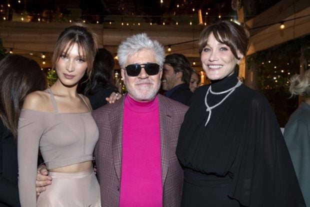 Bella Hadid, Carla Bruni, Pedro Almodóvar