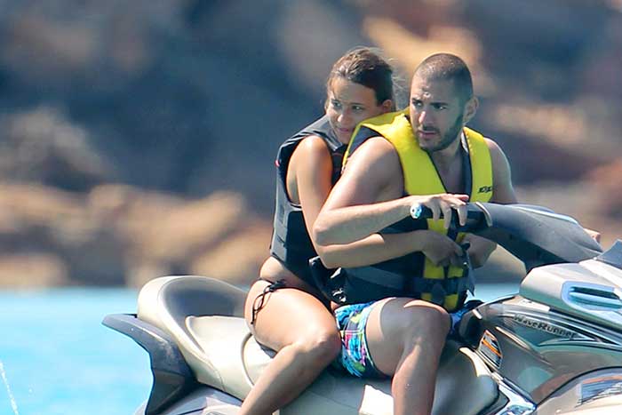Benzema y Chloe De Launay