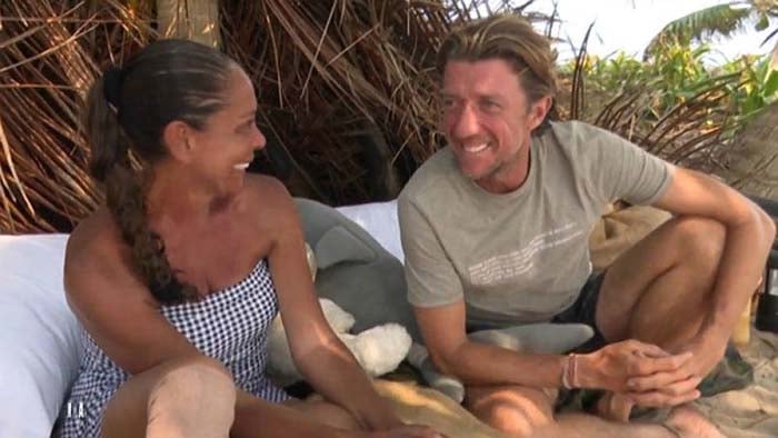 Colate Vallejo N&aacute;jera e Isabel Pantoja en 'Supervivientes' / MEDIASET