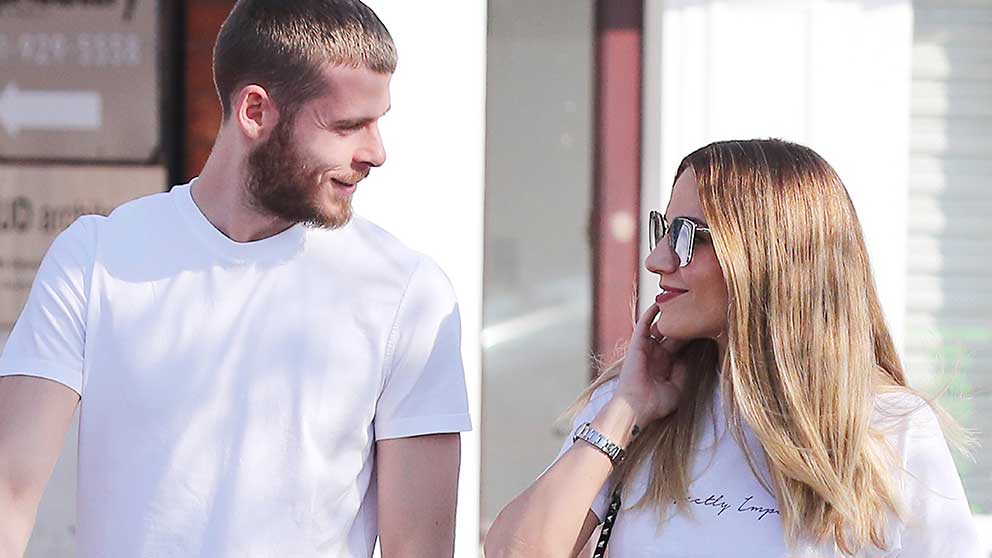 Edurne y David de Gea