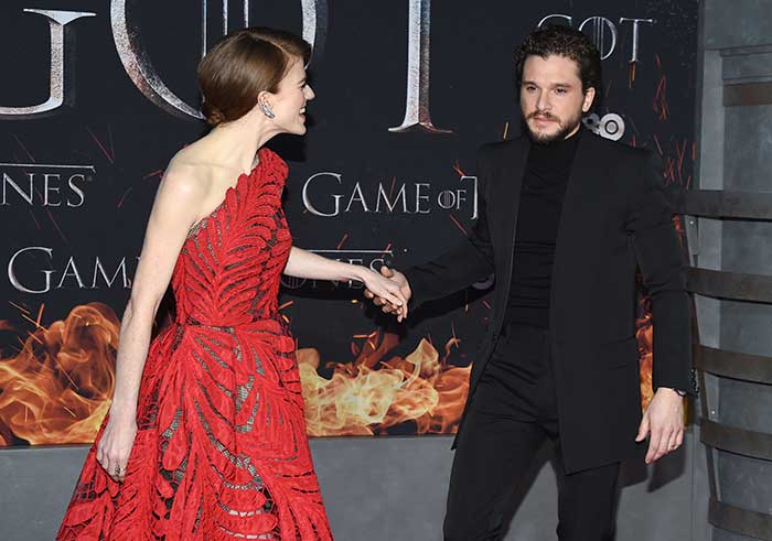 Rose Leslie y Kit Harington