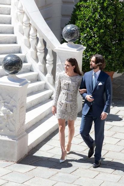 Carlota Casiraghi y Dimitri Rassam tras convertirse en marido y mujer