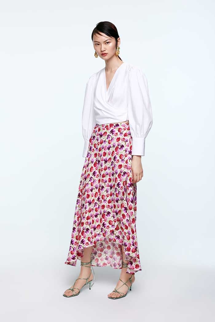 Falda pareo de Zara nueva obsesión de Alba Díaz y Anita Matamoros