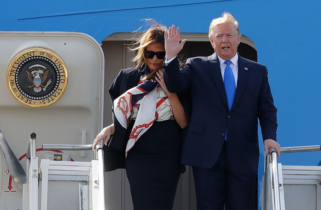 Melania y Donald Trump