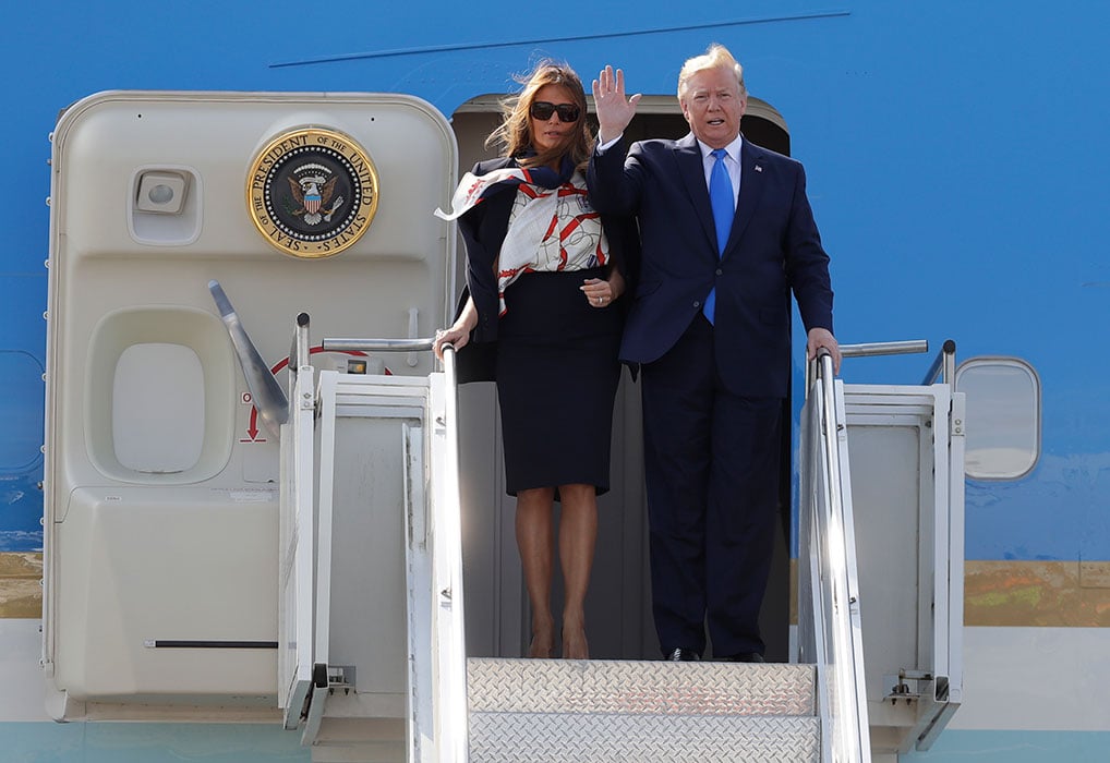 Melania y Donald Trump