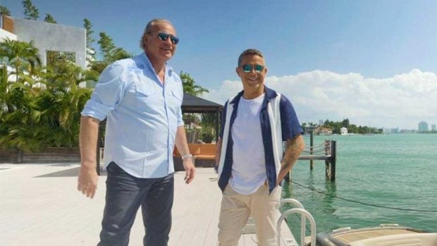 Alejandro Sanz y Bert&iacute;n Osborne