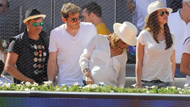 Sara Carbonero, Iker Casillas, Raquel Perera y Alejandro Sanz