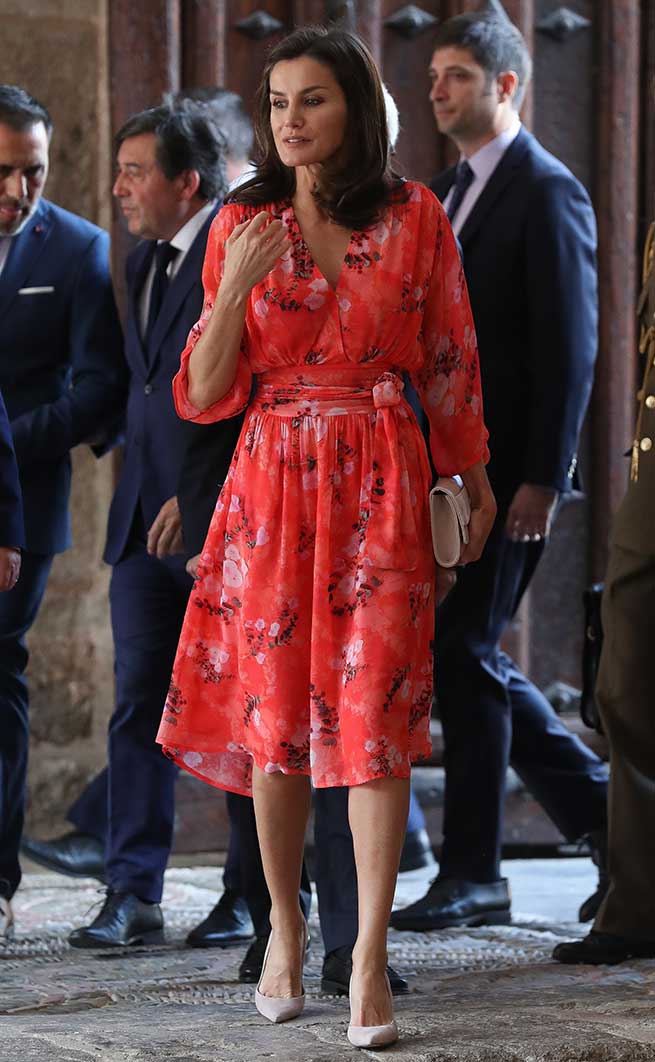 letizia vestido adolfo domínguez