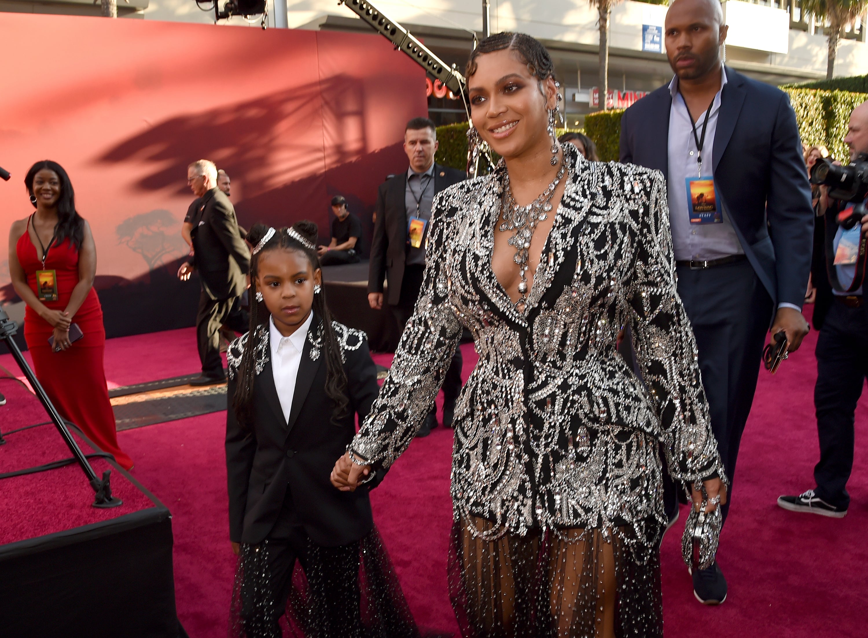 Beyoncé y Blue Ivy en la premiere de El rey León / Gtres