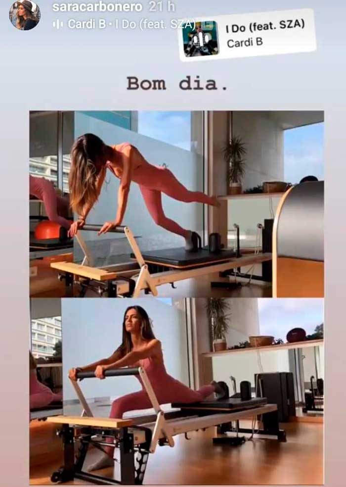 Sara Carbonero con mono nude de Oysho / IG