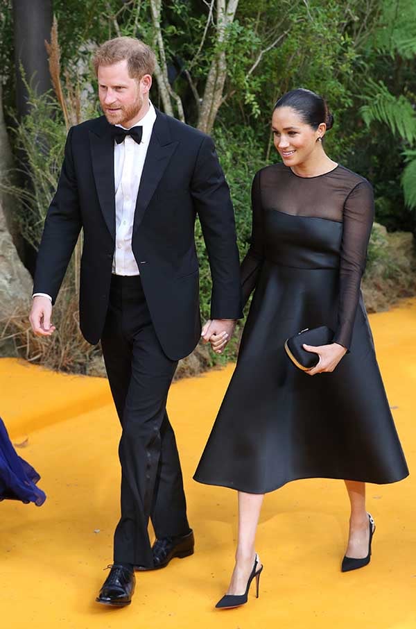 Meghan Markle y el Príncipe Harry en el estreno londinense de 'El rey león' / GTRES