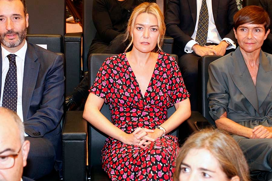 Marta Ortega durante la &uacute;ltima junta de accionistas de Inditex / GTRES