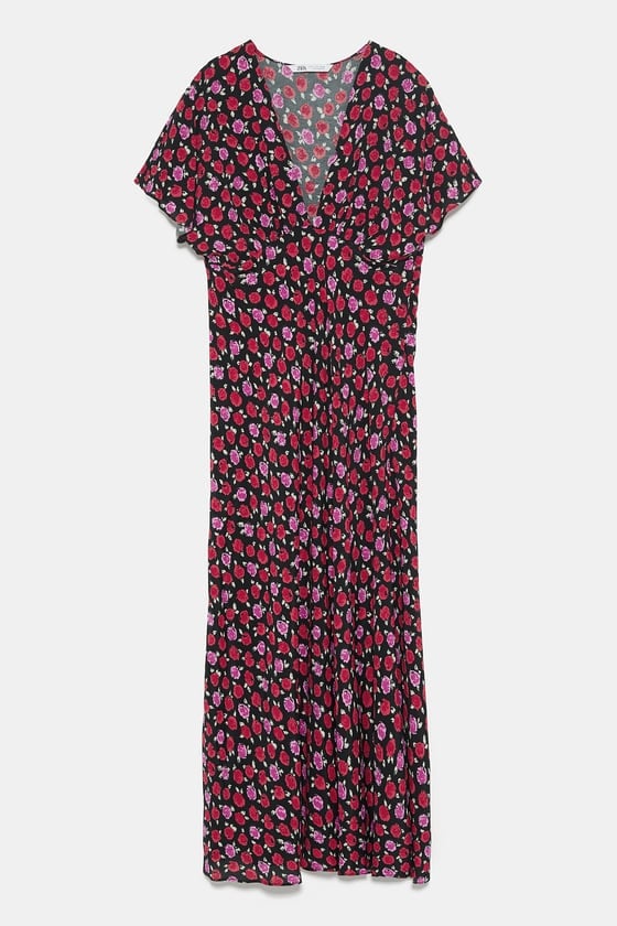 Vestido estampado floral de nueva colecci&oacute;n / Zara