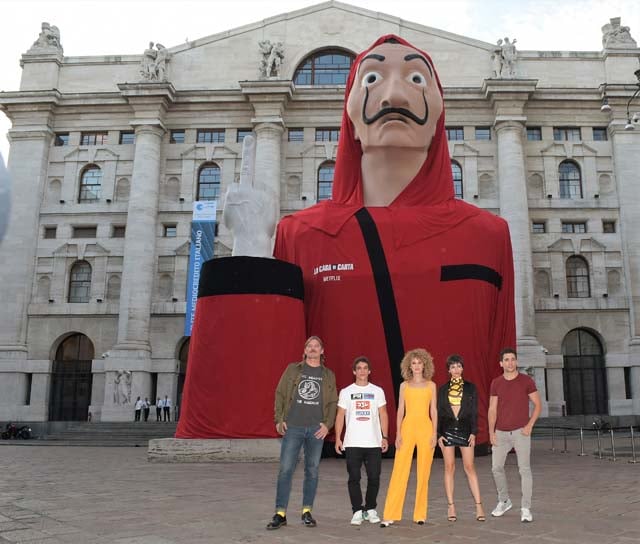 Presentación de 'La casa de Papel' en Milán / GTRES