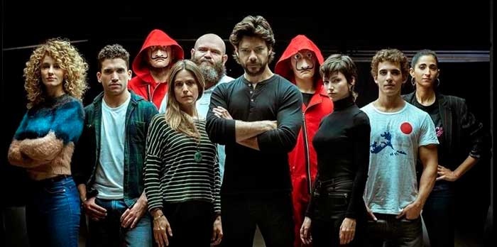 La banda de atracadores de 'La casa de Papel' se han convertido en una colección cápsula para Diesel / Netflix