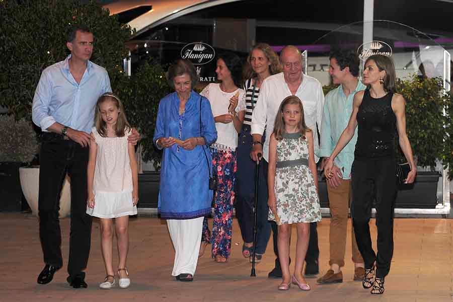 Posado familiar de la Familia Real en 2016, el &uacute;ltimo verano que Don Juan Carlos hab&iacute;a estado en Mallorca / GTRES