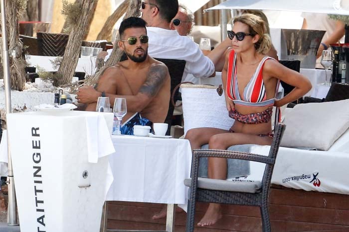 Ezequiel Garay y Tamara Gorro
