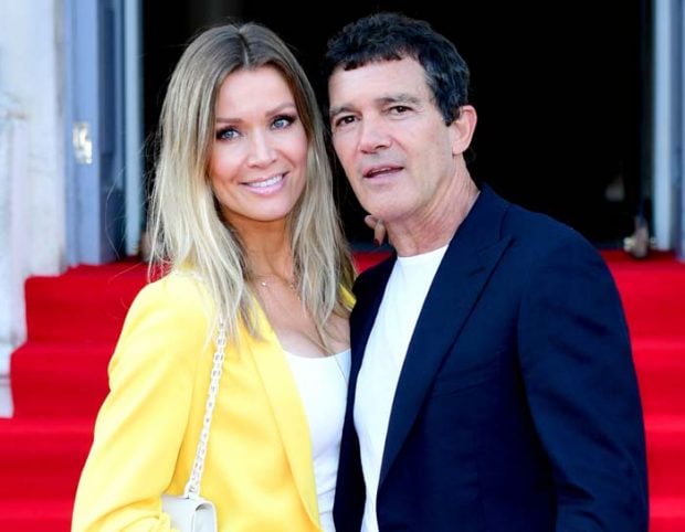 Nicole Kimpel and actor Antonio Banderas 