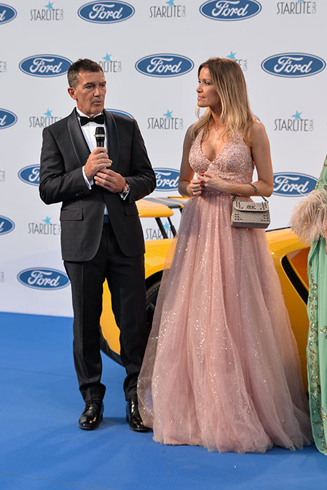 Antonio Banderas y Nicole Kimpel