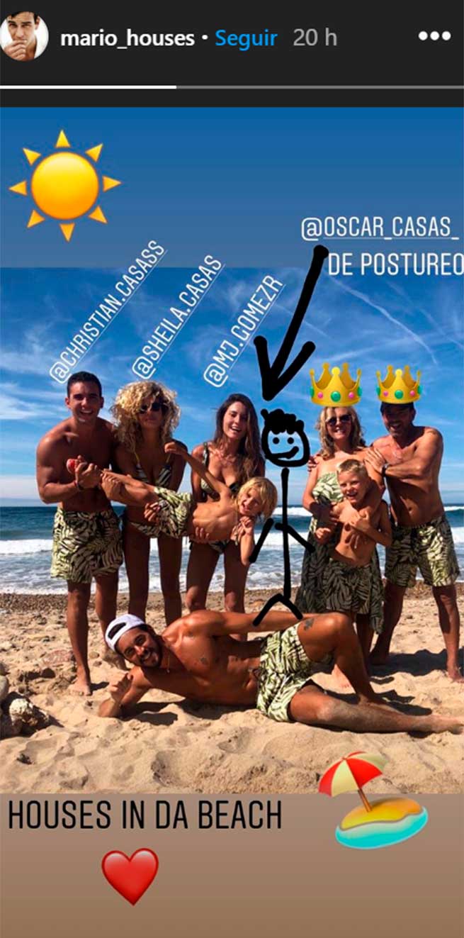 mario casas familia playa
