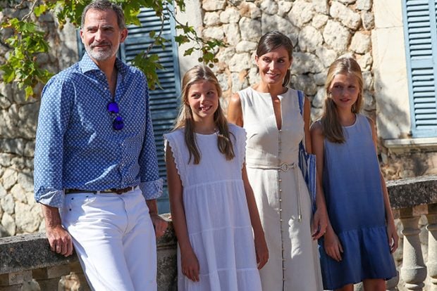 rey Felipe, reina Letizia, infanta Sofía, princesa Leonro
