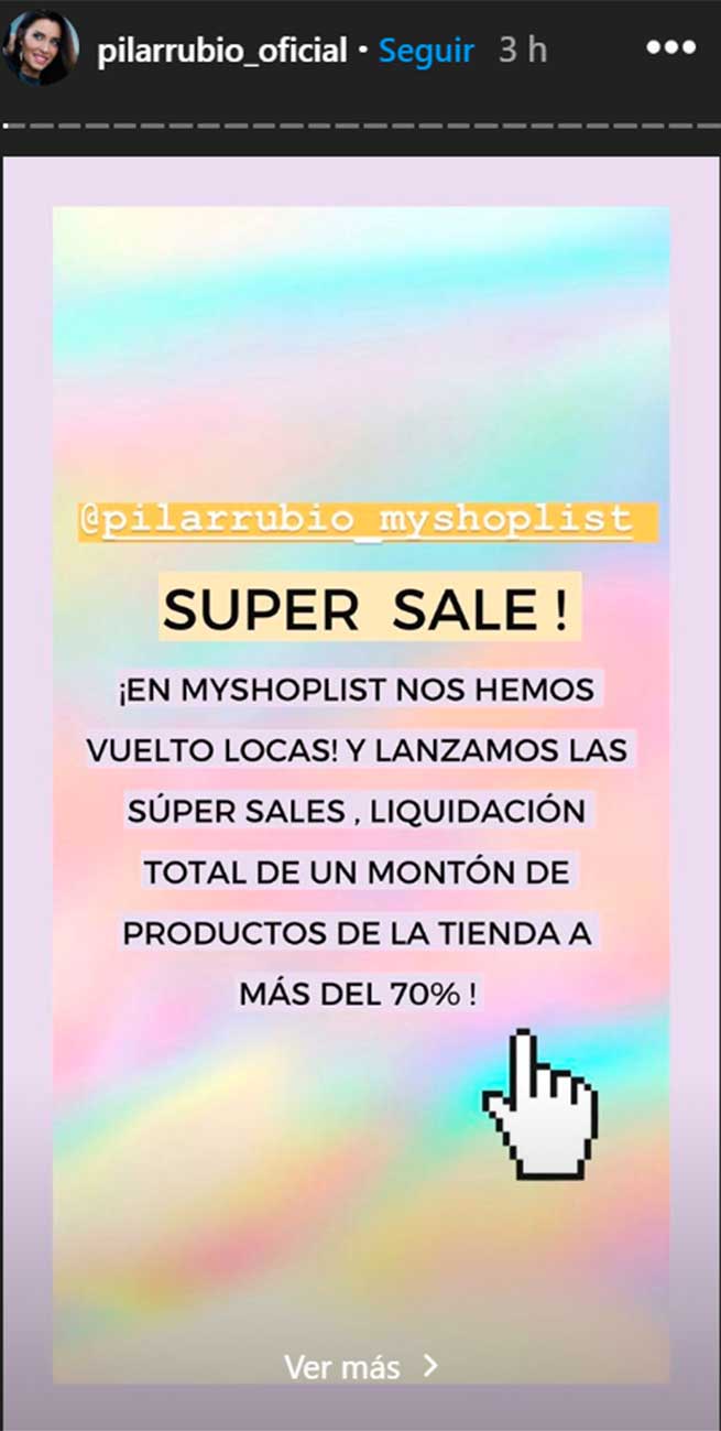 pilar rubio rebajas