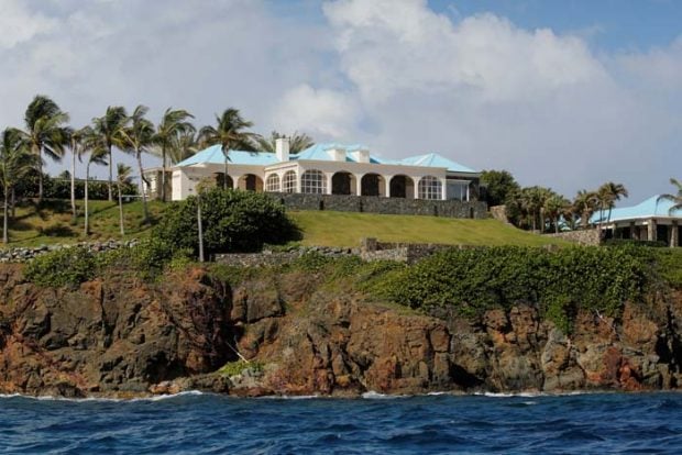 Jeffrey Epstein isla Caribe