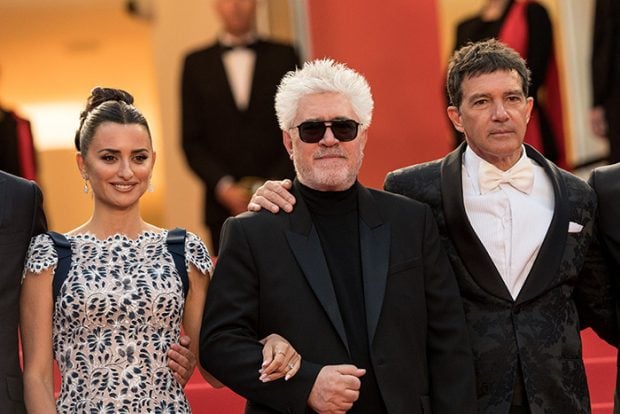 Pen&eacute;lope Cruz, Antonio Banderas y Pedro Almod&oacute;var
