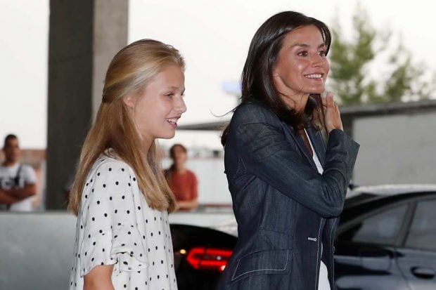 La princesa Leonor y la reina Letizia