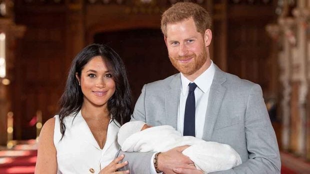 Harry y Meghan durante la presentaci&oacute;n del peque&ntilde;o Archie / GTRES