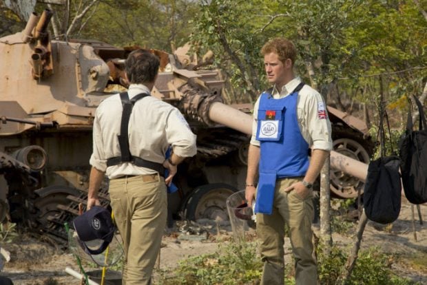 Harry en su primer viaje a Angola / Gtres