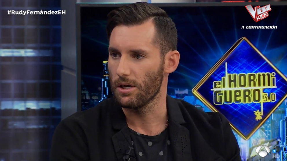 Rudy Fernández respondiendo a Pablo Motos en ‘El Hormiguero’. / Atresmedia