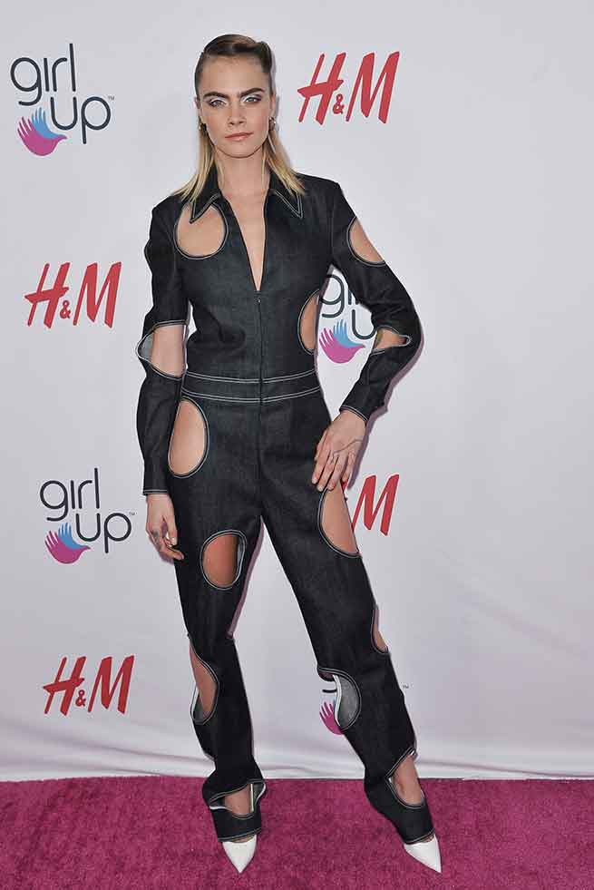 cara delevingne jumpsuit guy laroche