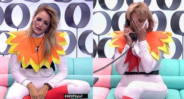 Alba y Carillo y Mila, en un momento de la gala de Gran Hermano Vip / Telecinco