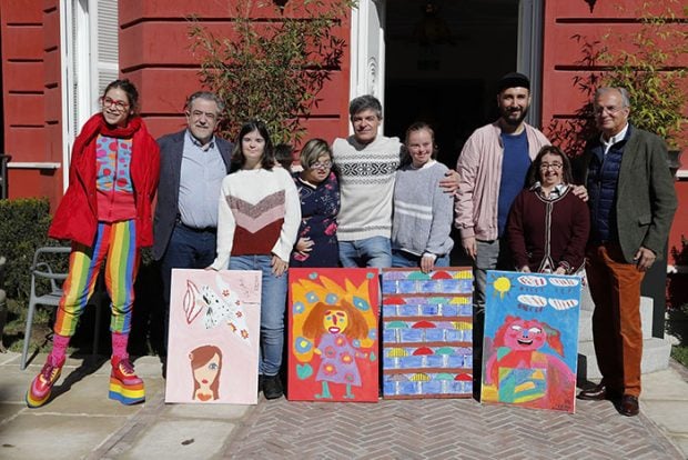 Nacho Guerreros, Kiko Alcazar, Cosima Ramirez y Petro Valverde. / Gtres 
