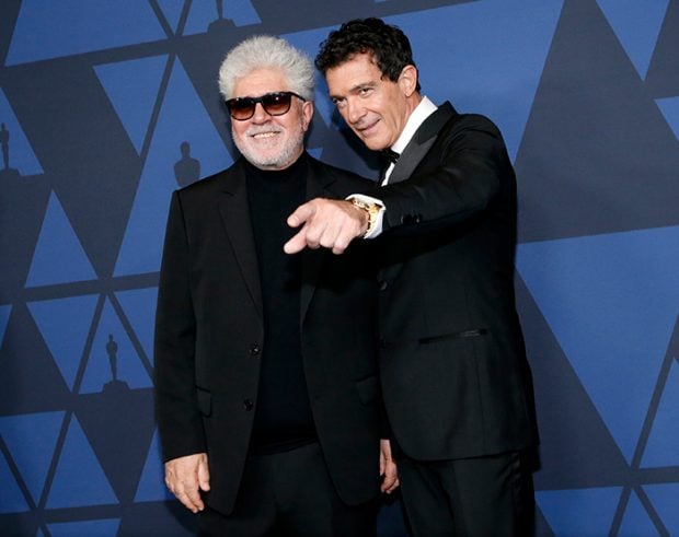 Antonio Banderas y Pedro Almodóvar