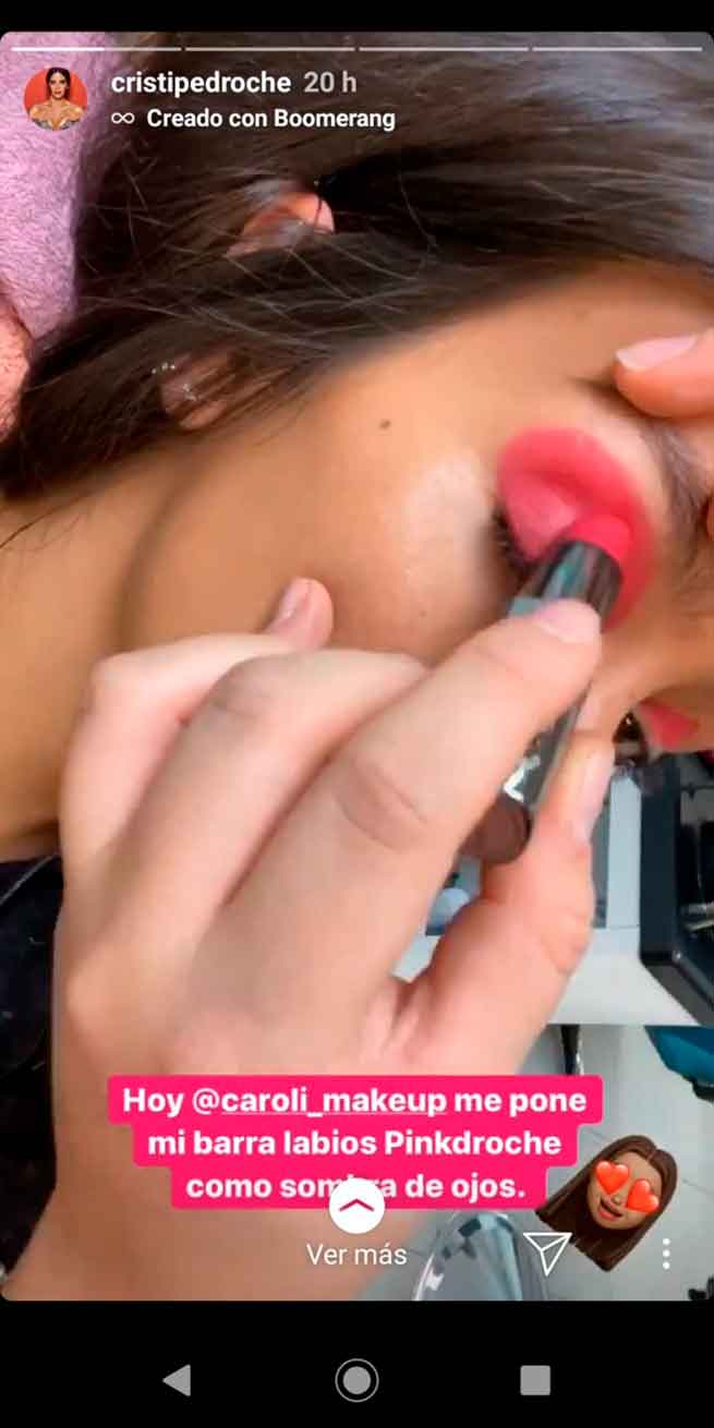 cristina pedroche sombra labial