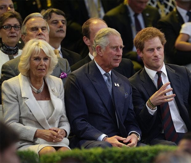 Camilla Parker, Carlos de Inglaterra y el príncipe Harry