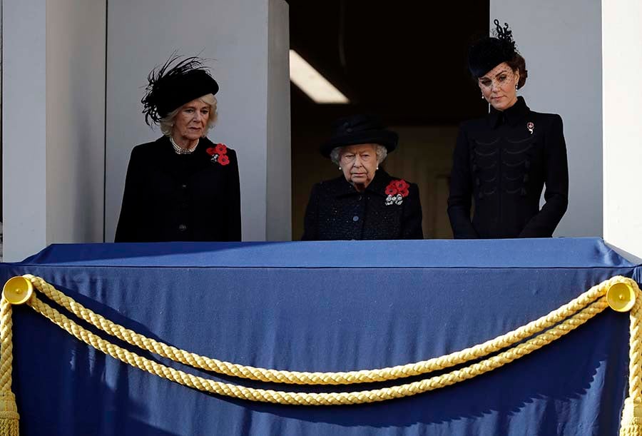 Camilla Parker, la Reina Isabel II y Kate Middleton / GTRES